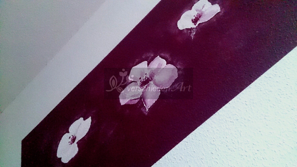 verschiedenArt: Kirschblüten auf Tapete - Detailansicht