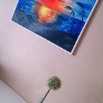 See in der Dämmerung - Öl auf Leinwand