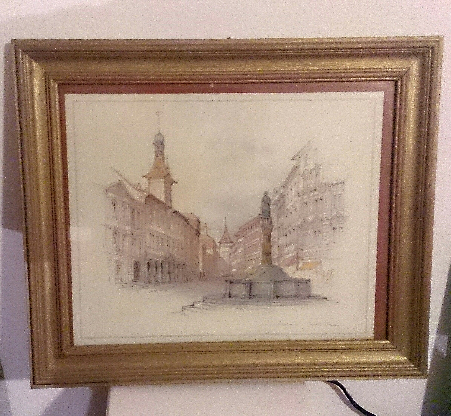 verschiedenArt: Bilderrahmen vor dem Upcycling frisch vom Flohmarkt