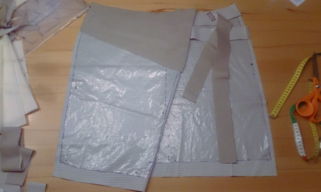 verschiedenArt: Rock mit Foldover Waist - Zuschnitt